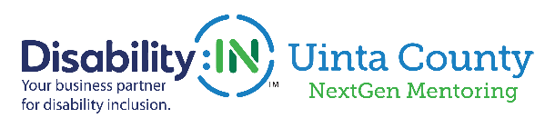 Disability:IN Uinta County and NextGen Mentoring logo