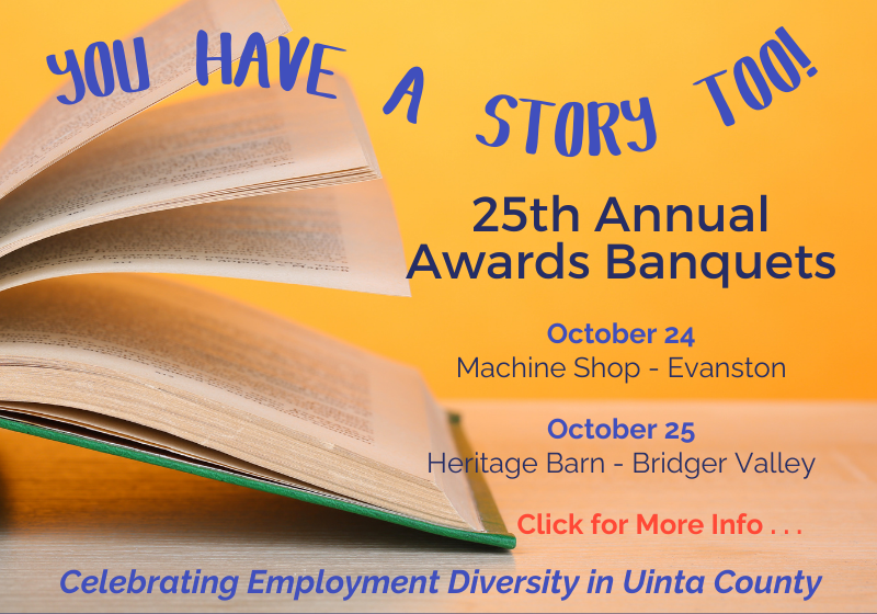 2023 Awards Banquet Event Flyer - You Have A Story Too!